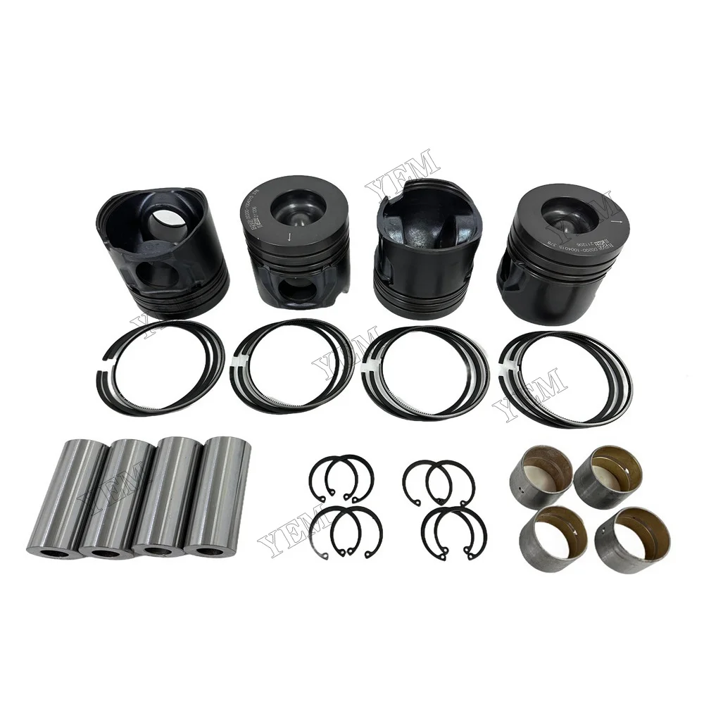 Cylinder Piston Kit With Ring Compatible for Yuchai YC4D130 Engine Parts China Supplier 2