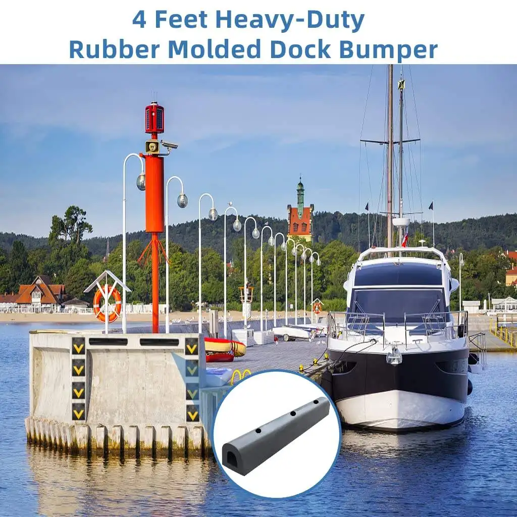 Black Rubber Dock Bumpers Roadway Products supplier