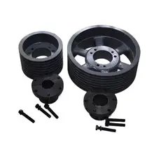 Factory OEM Custom Belt Pulley 3v 5v 8v Type Belt Pulley Sheave with QD Bushing for Transmission Parts