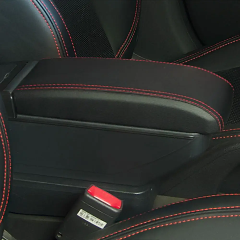 product special design microfiber auto armrest console box with usb port-6