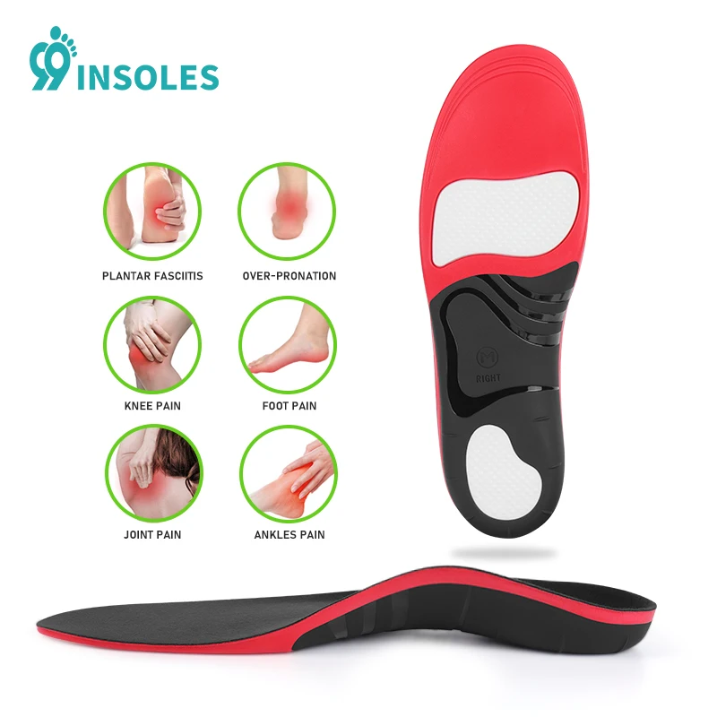 99insoles Pu Palmilhas Corretivas Arch Support Shell Orthotic Insoles Arch Support Insoles for Arch Pain Shoes Insoles