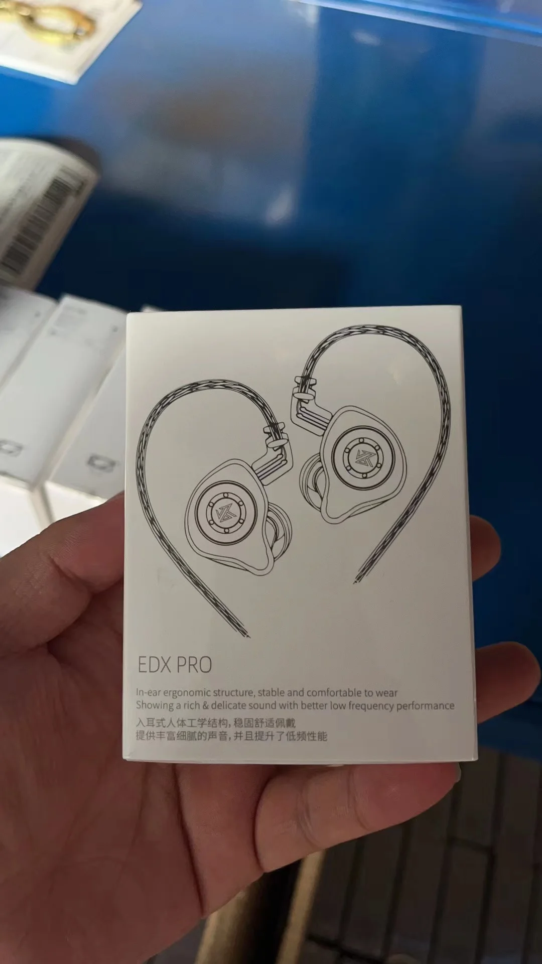 Wired Earphone Kz Edx Pro Hifi Bass Sport Noise Cancelling Dynamic In ...