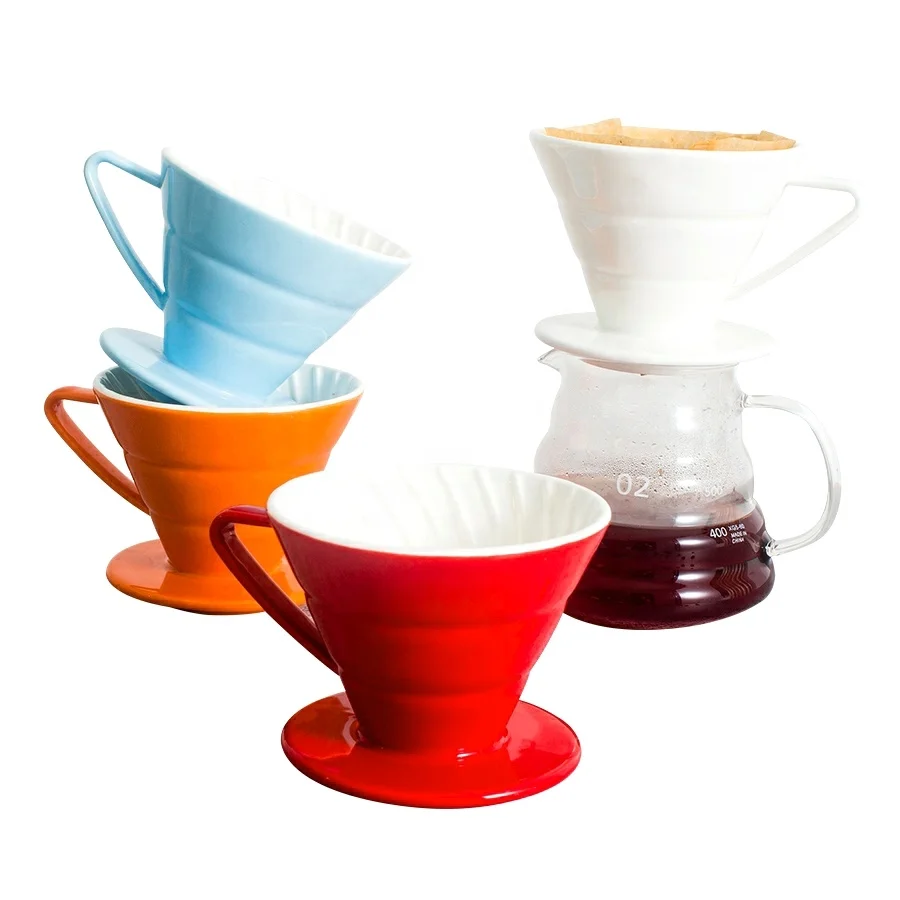 Аксессуары для заваривания кофе Кофеварка 1-2/ 3-4 чашки керамический фильтр для выпечки более 60 кофейных капельниц