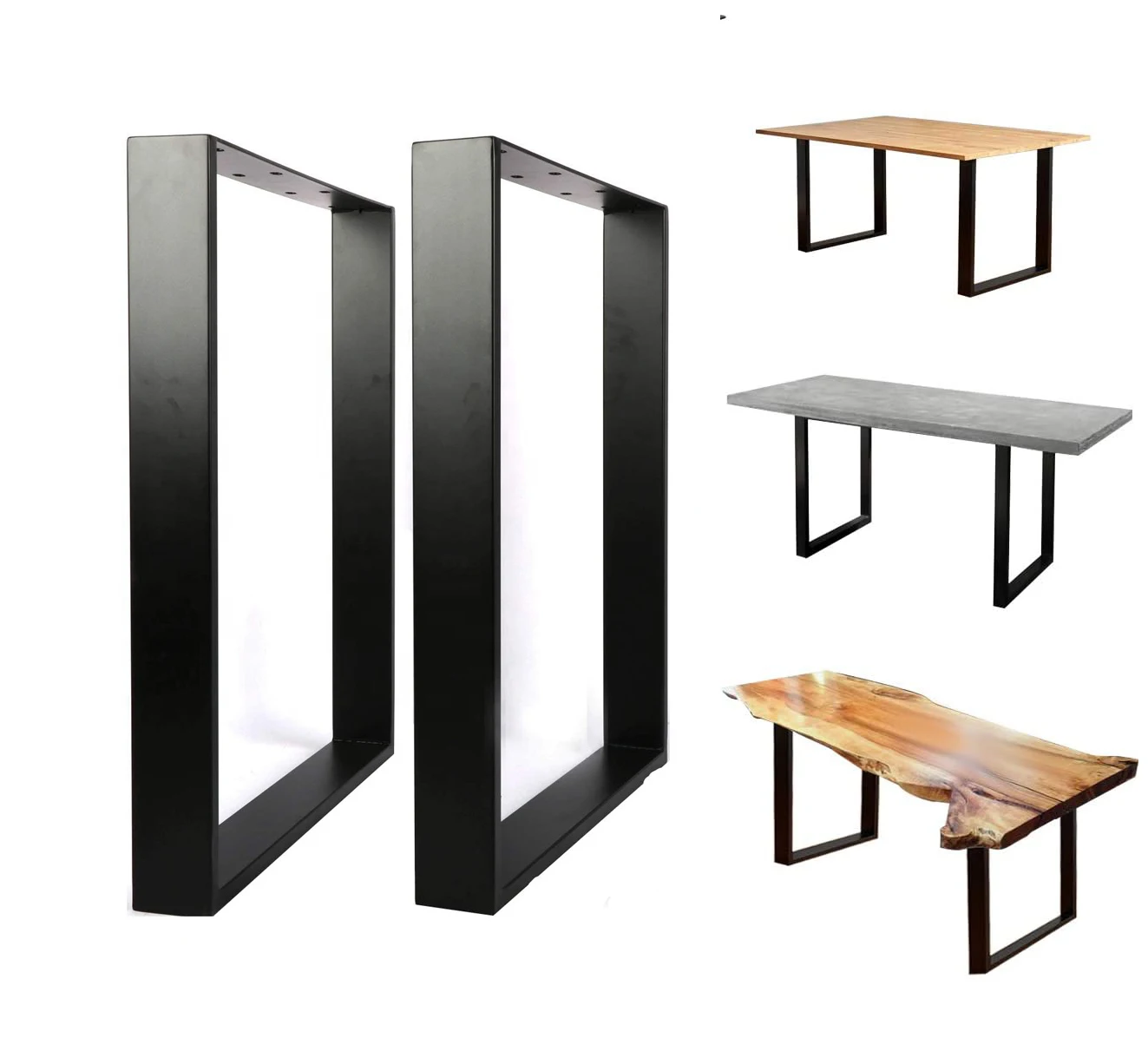Table Leg Frame Restaurant Support Desk Feet Wholesale Furniture Industrial Office Cast Iron Dining Steel Coffee Metal Table Leg