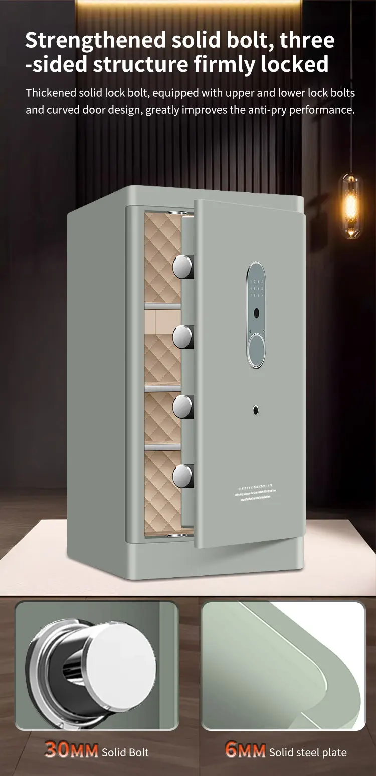 CEQSAFE Smart Home TUYA APP WIFI Safes Fingerprint & Password Anti-Theft Safe Box supplier