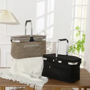 Eastshine New Foldable Insulated Portable Picnic Bag - Simple and Portable Oxford Cloth Multi-functional Insulated Cooler Bag