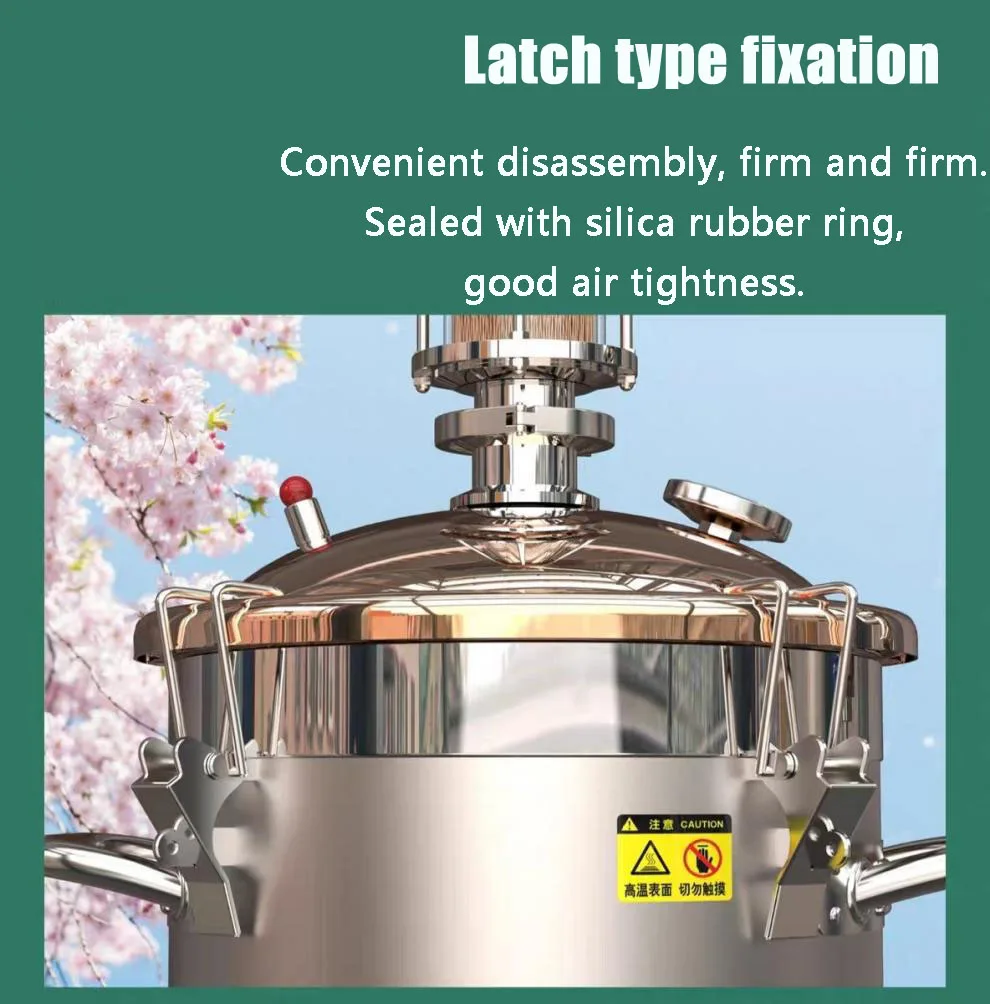 20 30L 65L Eucalyptus Citronella Grass Rose Lemon Lavender Hydrosol Essential Oil Distillation Extraction Machine for Sale