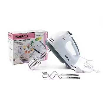 High Quality Electric Egg Beater Stainless Steel Electric Cream Milk Whisk Kitchen Portable Handheld Automatic Mixer Blender