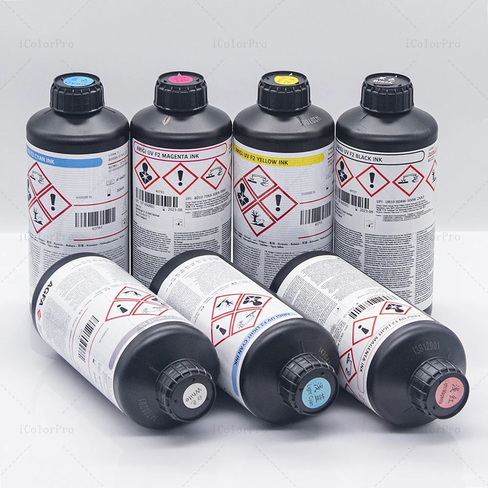 Low MOQ AGFA F2 Curable UV Ink for Ricoh Gen5 Print Head Printer Printhead