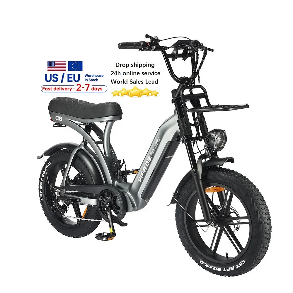 20inch OUXI Q8 E Bike - Adult Electric City Bike with Fat Tires