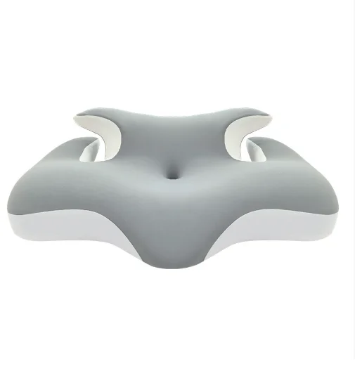 Colorful Washable Pillowcase Slow Rebound Deep Sleeping Butterfly Neck Orthopedic Memory Foam Pillow for Side Sleeper