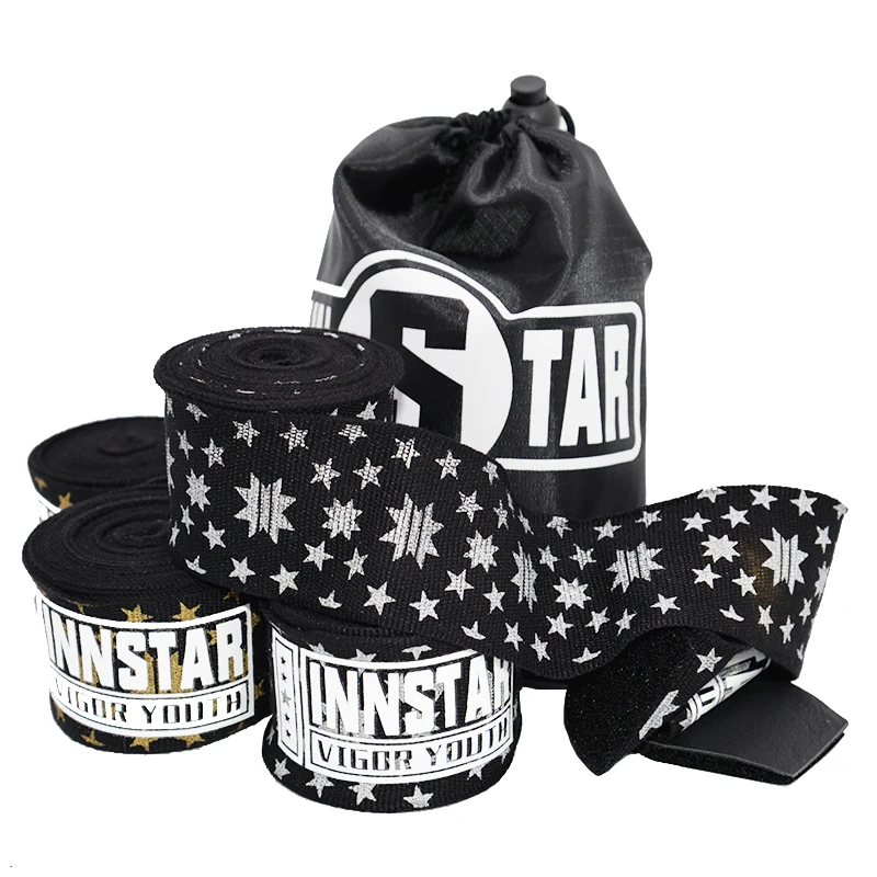 Innstar Custom Printed Boxing Wraps Bandage Winder Box Handwraps Boxing