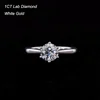 14K white gold