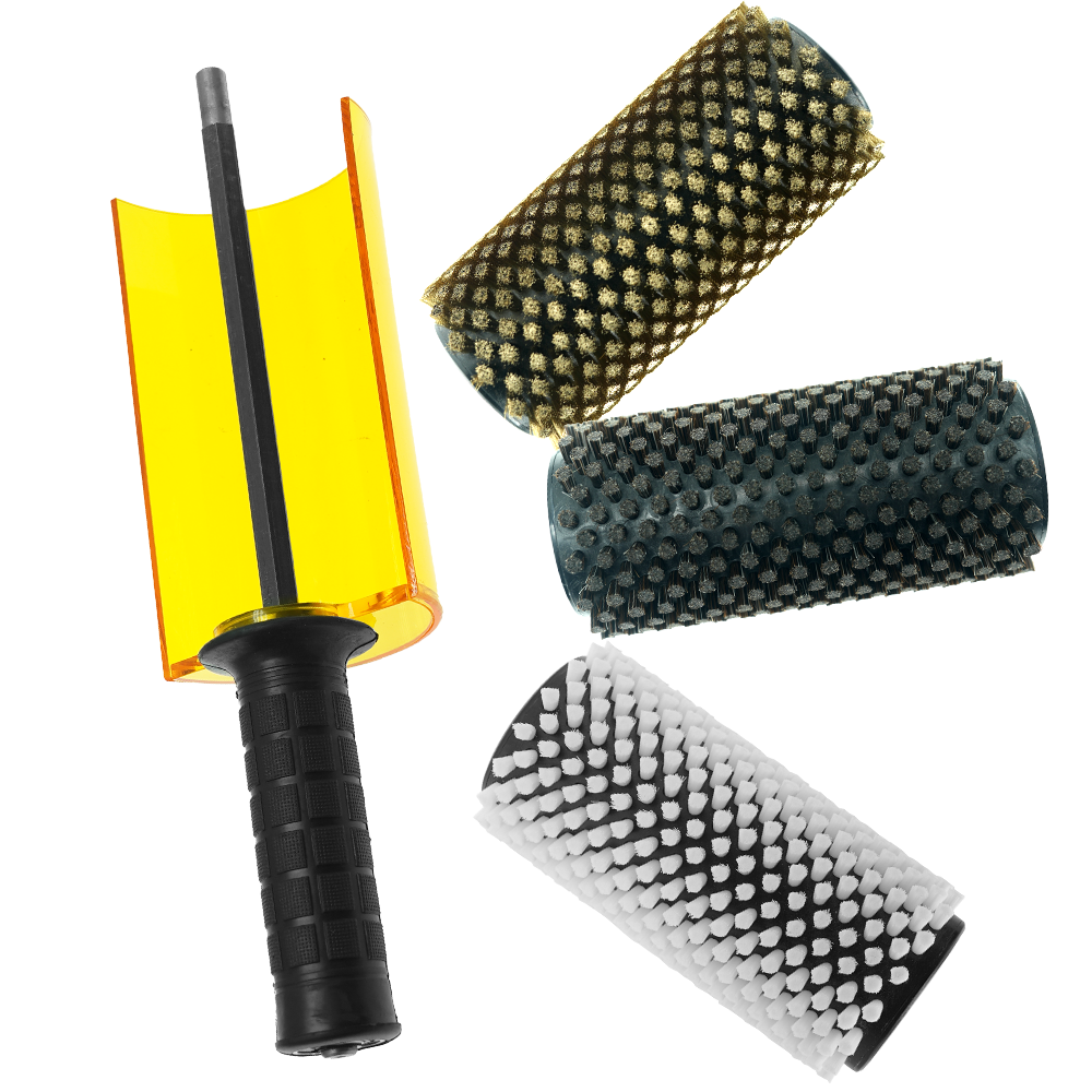 スノーボード XC MAN ROTO BRUSH KIT STK-13 XCMAN Ski Roto Brush Kit Roto Brush Handle Axle with All 3