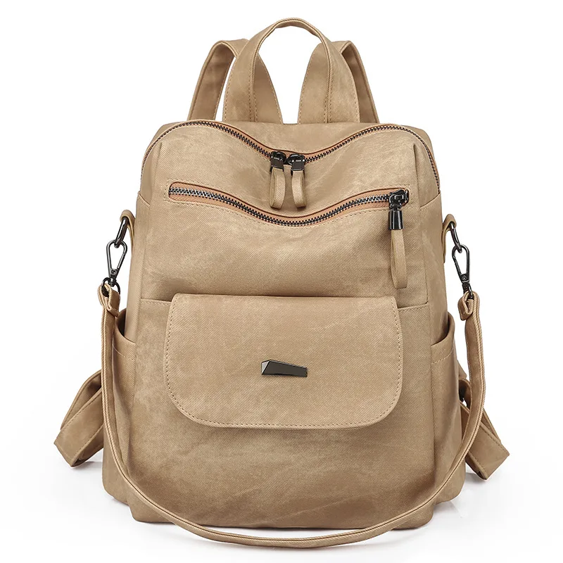 brown leather tote backpack Diaper Bag Backpack  Brown by Capra Leather