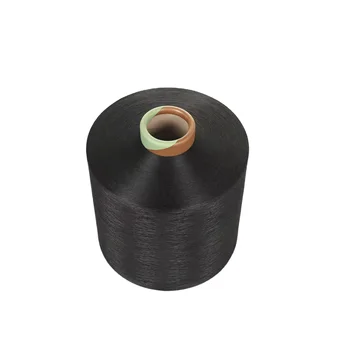 Top Grade Black Polyester DTY Yarn 200D/96F SIM Manufacturer Direct Sale
