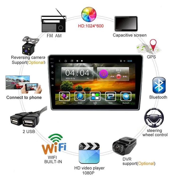 For Citroen C3-xr C3xr 2010-2015 Car Radio Multimedia Stereo Navigation  Carplay Dsp Autoradio Ips Audio Video Player