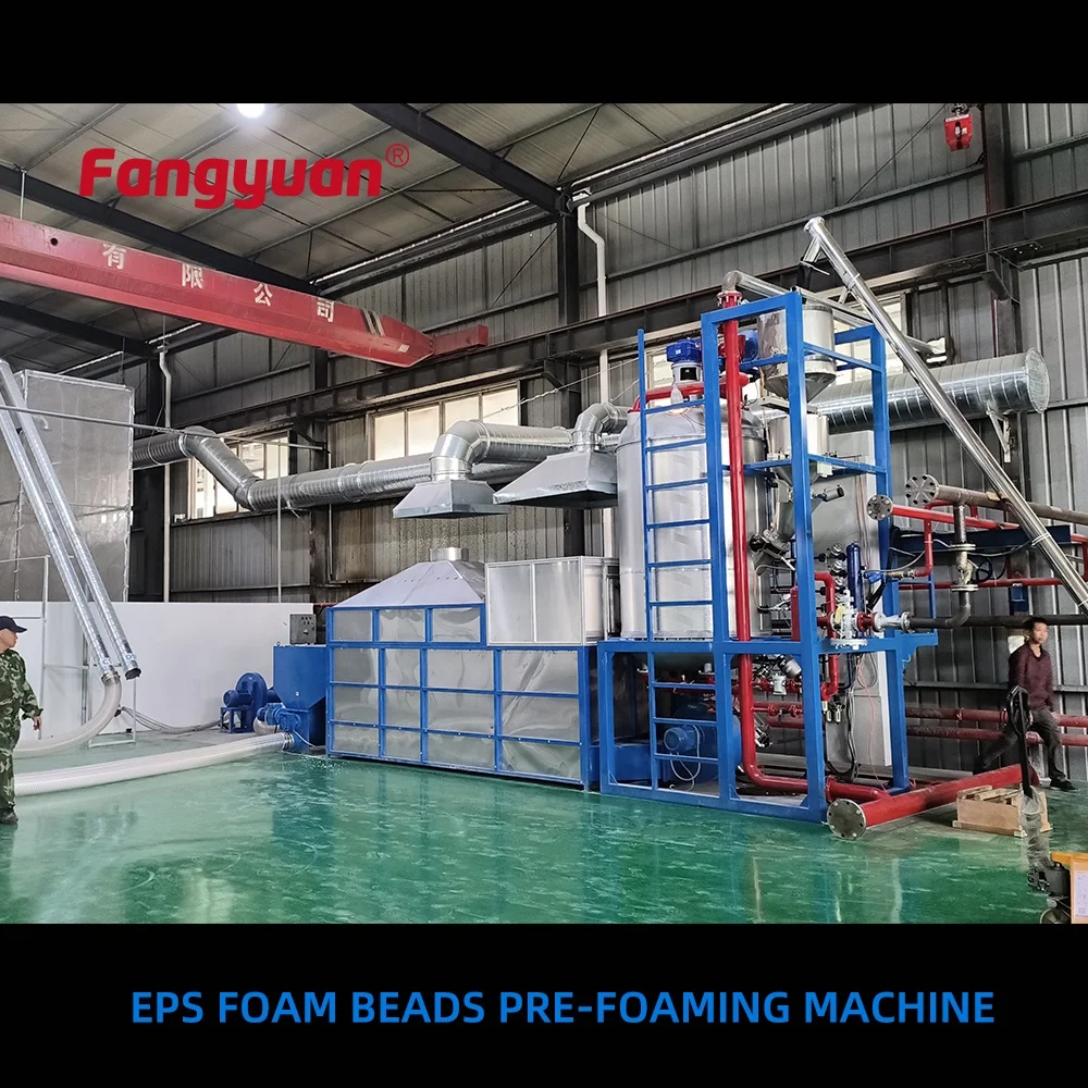 Fangyuan Fully-automaitc Eps Pre-expander Styrofoam Balls Expandable Polystyrene Foam Beads Making Machine