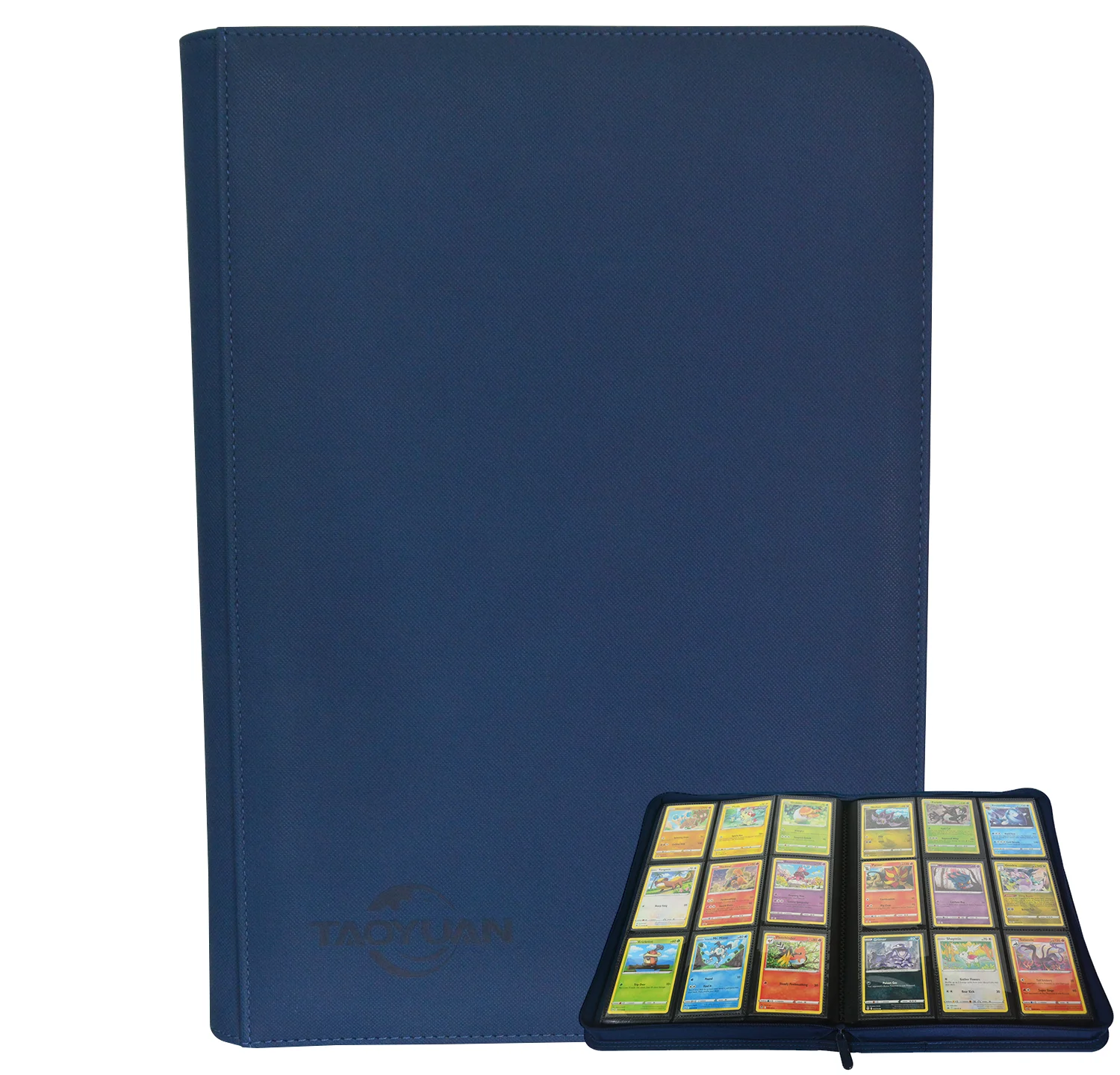 Premium Zipper 9-Pocket Trading Card Collectors Binder