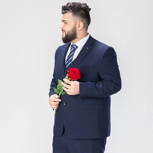 2014 Plus-size Men's Suit Plus Fat Business Professional Formal Number Fat Man Wedding Dress Custom