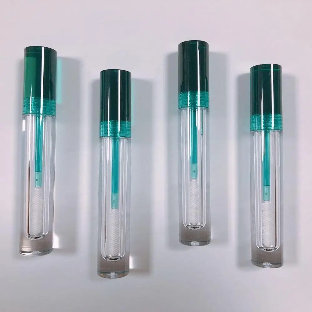 12 мл пустая черная цилиндрическая тонкая длинная пластиковая пустая тушь для ресниц