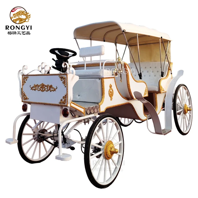 Luxury Four Wheels Scenic Sighting Truck Sightseeing Horse Carts ...