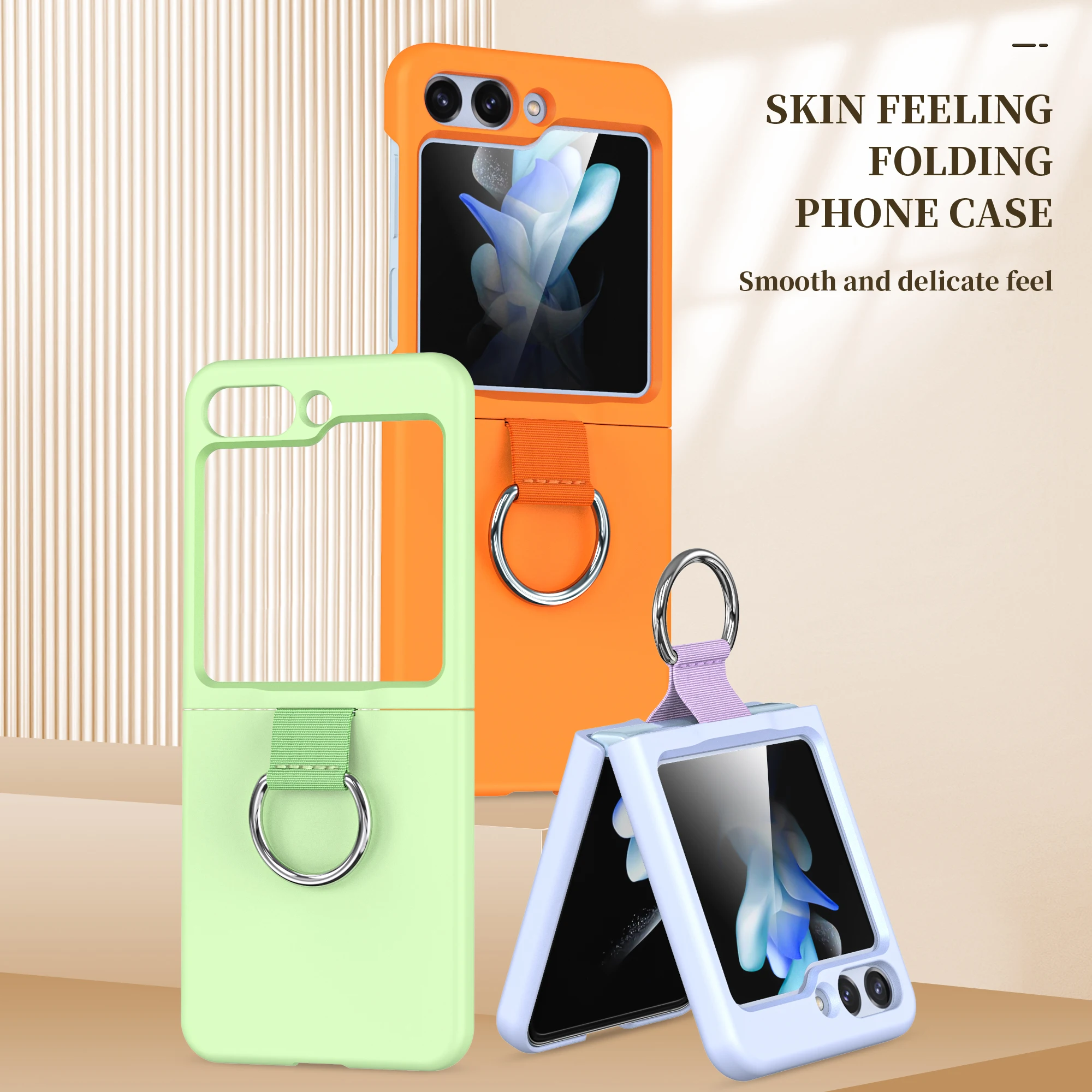 For Samsung Z Flip Tpu Pc Phone Cases Luxury Shockproof Case With Ring For Samsung Galaxy