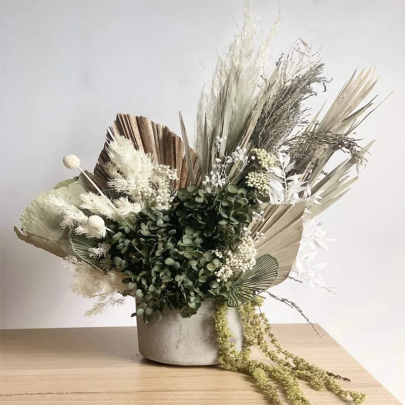 Miniramo De Flores Secas Para Decoración Del Hogar,Varios Estilos A La Moda  - Buy Flores Secas Ramo De Flores Para Decoración De La Boda,Instagram  Nueva Tendencia Popular Venta Caliente Plantas Preservadas Materiales