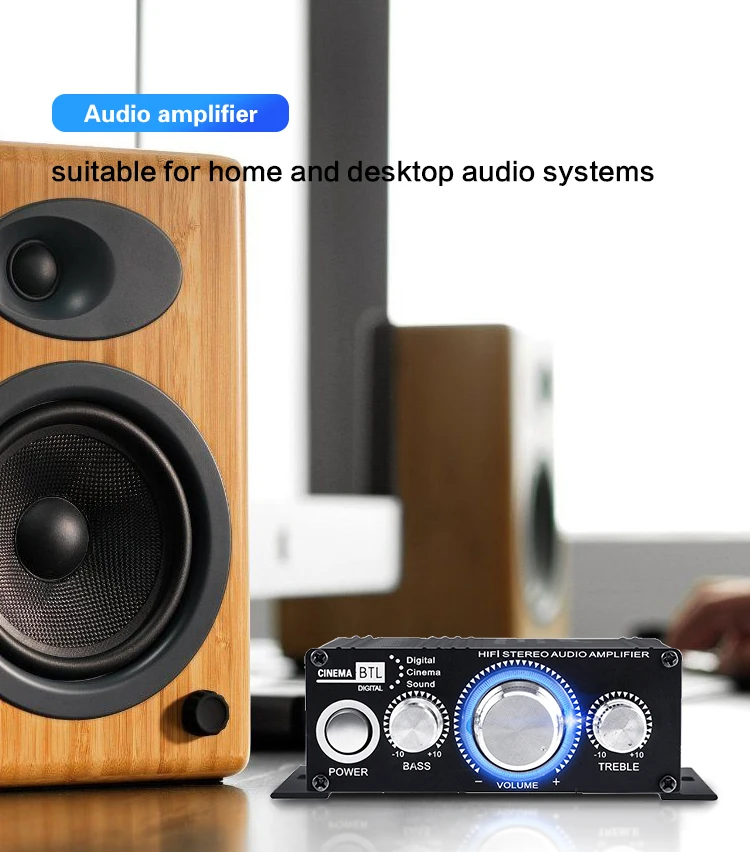 Kinter Ma170 Dc12v 2 Channel Home Mini Hifi Sound Audio Power