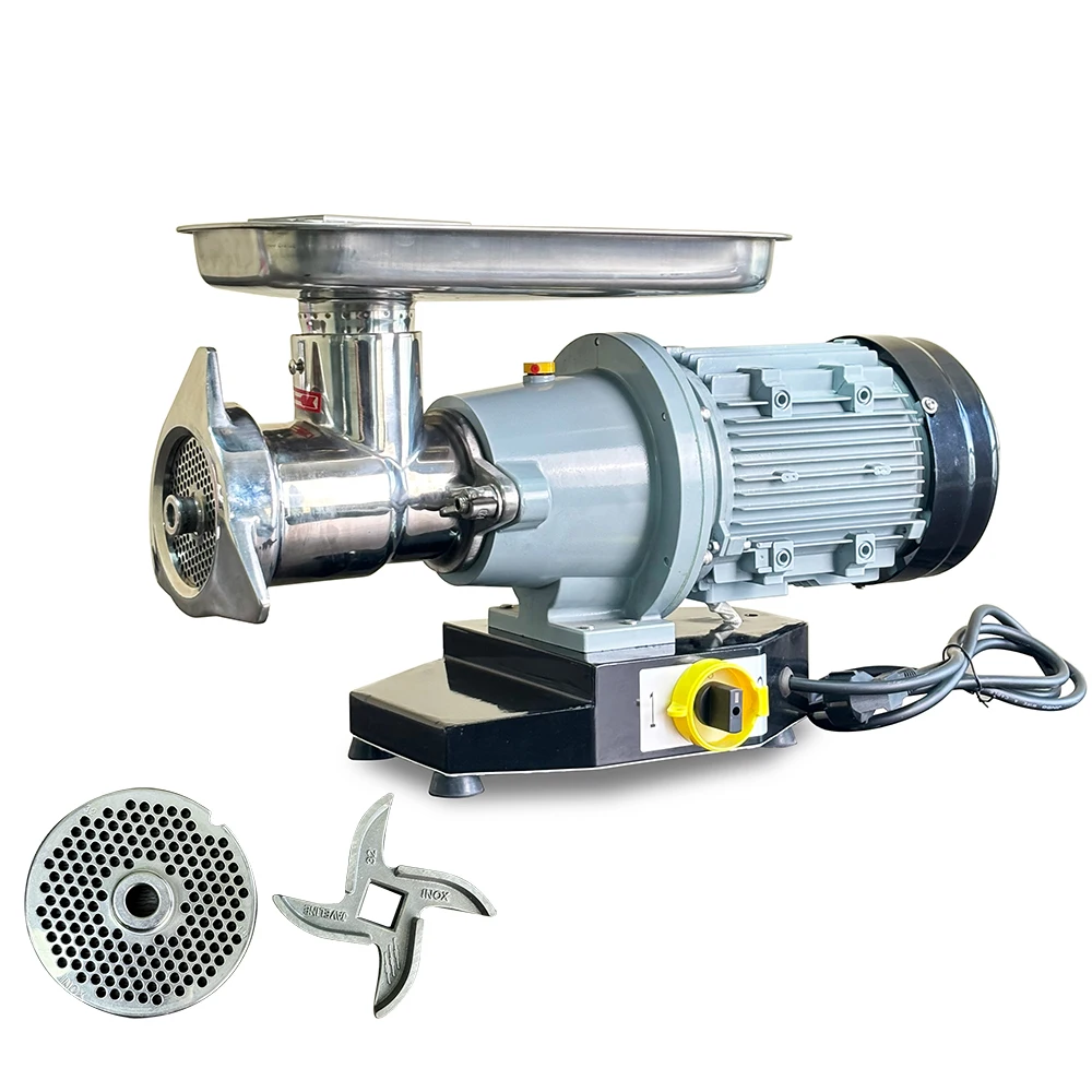 product jk eco 32s high power  stainless steel meat grinder with customizable blades easy clean for home use restaurant new condition-7