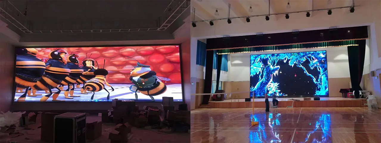 indoor flat wall mounted led display