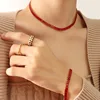 Necklace - Red