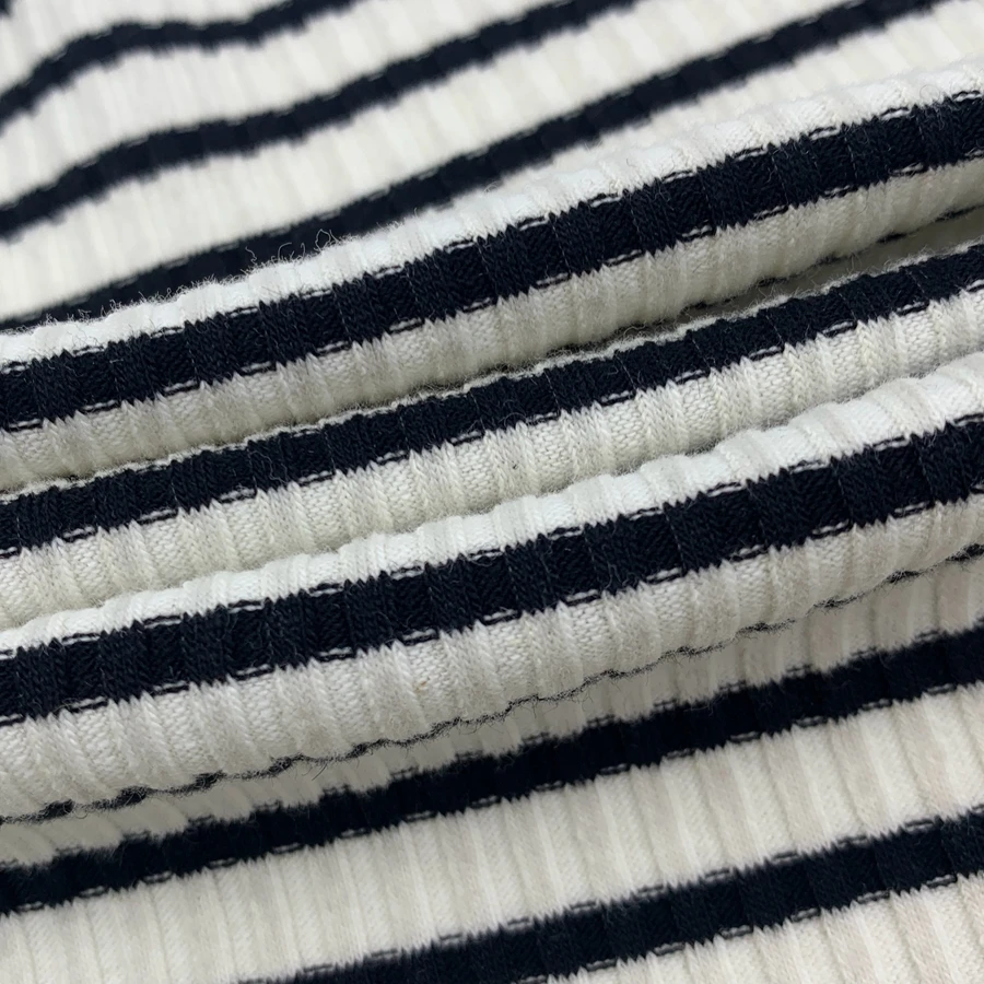 Super Soft  Rayon Stretch Knitted Custom Printed  French Rib Fleece Hacci Brushed Sweater Fabric for Clothing