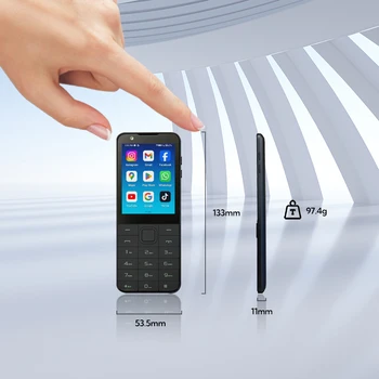 TIQ MINI M5S デュアルSIMカード 送料無料 スマートボタン タッチ