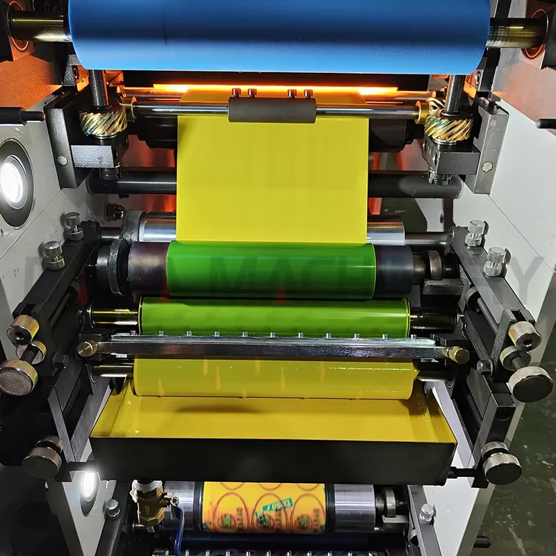 Satin Ribbon Rotary Label Printing Printer Machine
