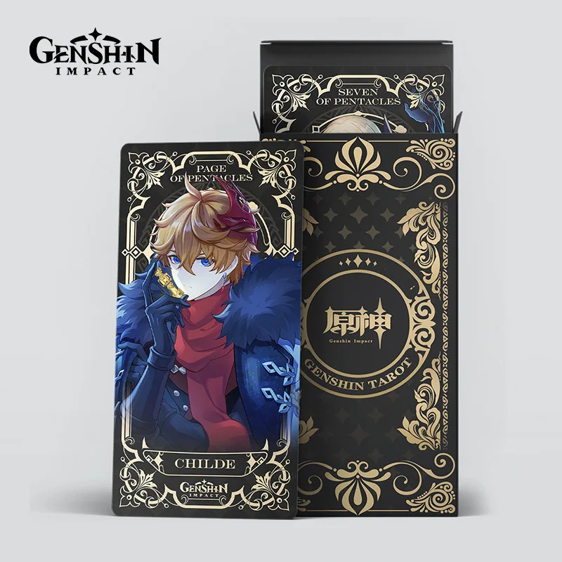 56ピース/バッグ14 * 7cm源信インパクトタロットカードHD印刷