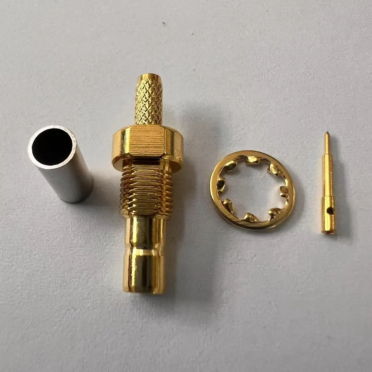product coaxial connector smb jy15 good quality male smb connector for rg316 rg174 cable assembly-1