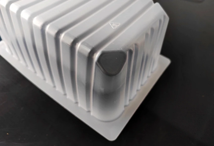 Customized Disposable Plastic Rectangular clear Sealable Tofu Blister Tray Packaging Food Container Box