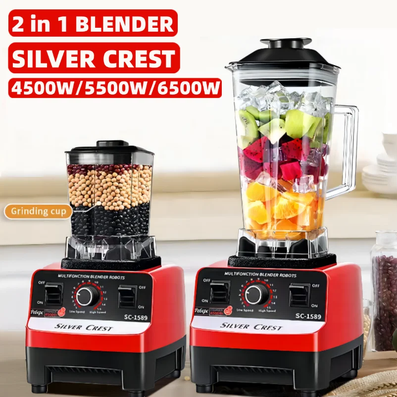 Silver Crest SC-1589 Large Commercial Blender for Home Kitchen