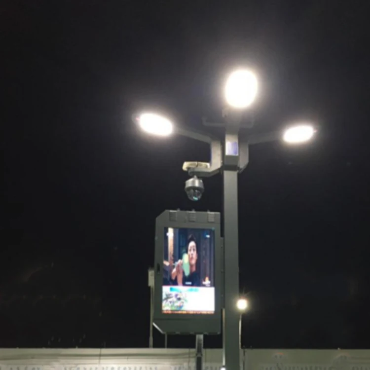 Smart City 5G Street Lamp with LED Display Screen Camera Traffic Monitoring  WiFi Charging Pile 4G Street Lights