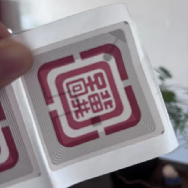 High Quality  Professional Factory Qr Code Anti Counterfeiting Sticker Customized Traceability Security Label NFC Label