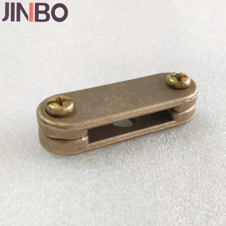 High Quality Factory Price Grounding Clamp Brass DC Tape Clamp Clip 25x3mm for Earthing and lightning protection System