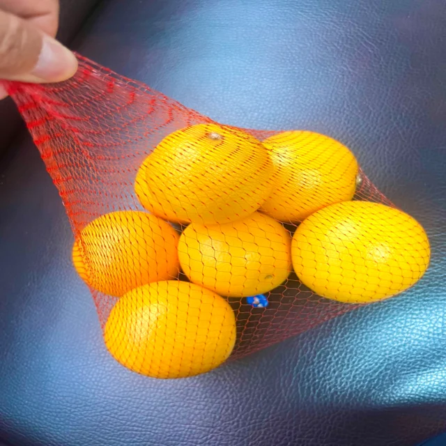 Customized HDPE Tubular Net for Fruits and Vegetables Wholesale Flat Protection Plastic Net Orange Packaging HDPE Net
