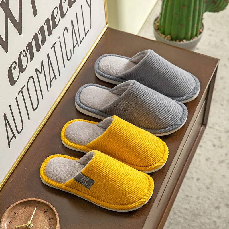 Cozy Chenille Fabric Slippers Durable and Comfortable