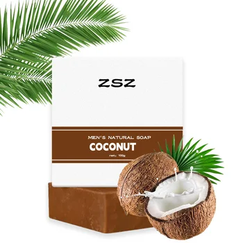 Cleansing Herbal Coconut Hand Square Whitening Household Skin Lightening Soap For Hotels & Soap Manufacturing Plant OEM/ODM