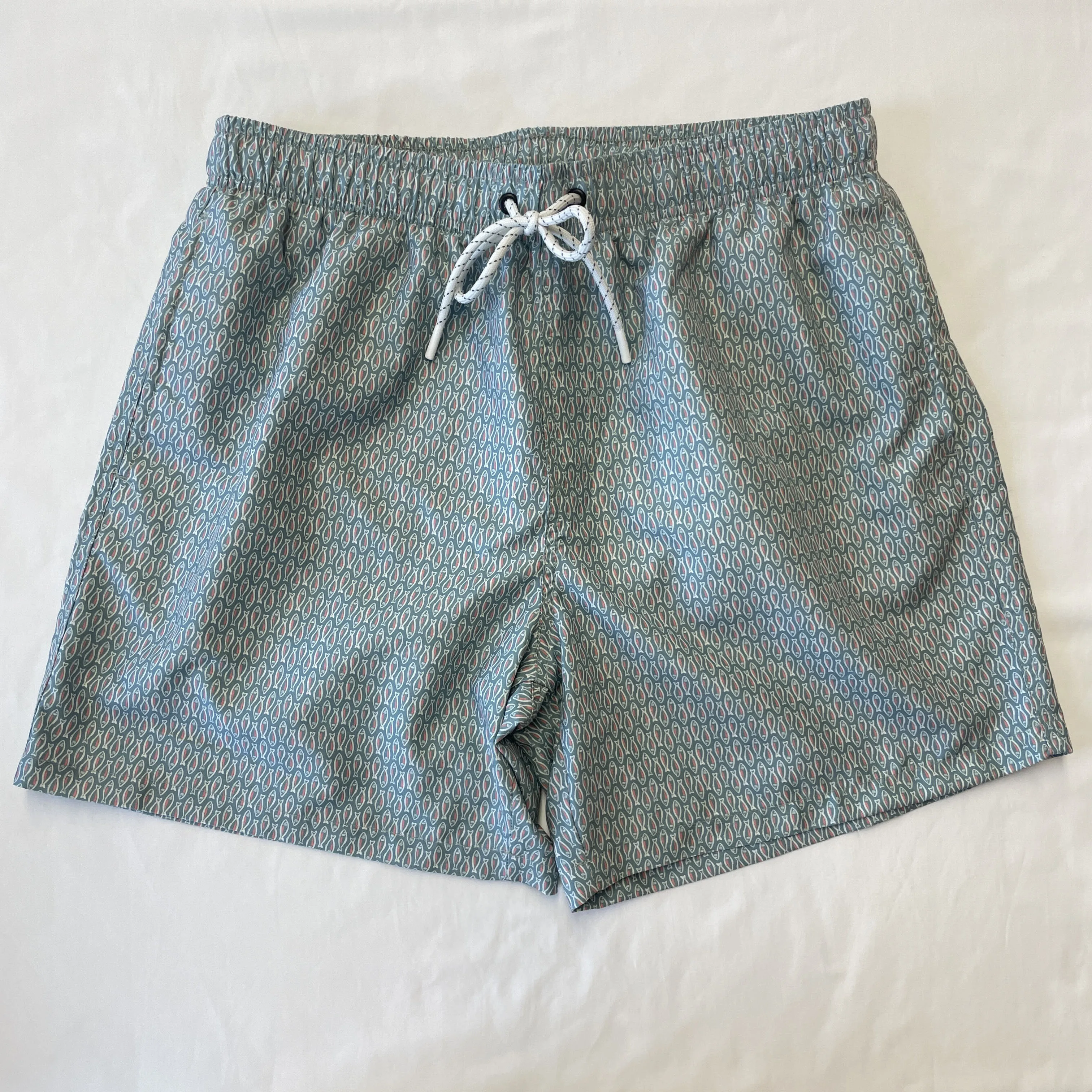 Yilong Men's Spandex/Polyester Worsted Fabric Short Swimming Trunks with Elastic Waist Breathable & Quick Drying Pockets supplier