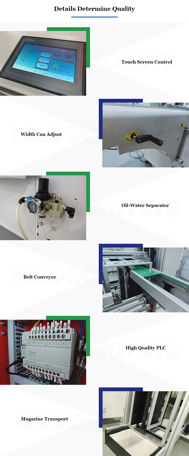 Pcb Unloading Frame SMT Line L Shape PCB Unloader PCBA Unloading Machine With Magazine ...