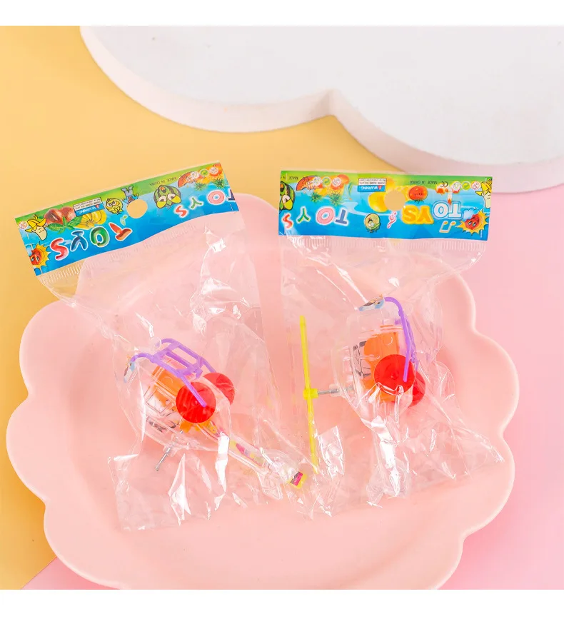 2024 оптовая продажа Лидер продаж забавная игрушка с мультяшным механизмом прозрачный самолет Заводной вертолет игрушки для детей