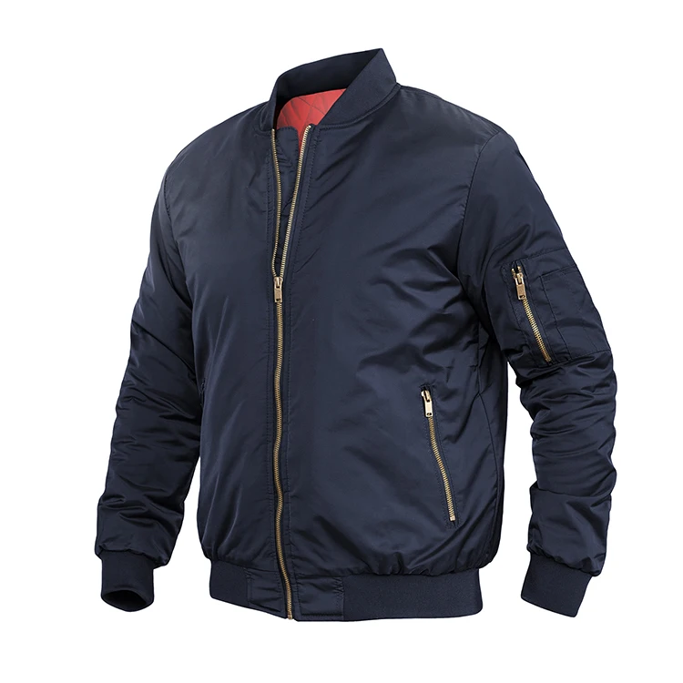 Wholesale Men's High Quality 100% Polyester Spring Camping Outdoor Jacket Winter Bomber Waterproof Coats