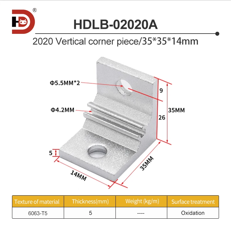 Aluminum Profile 90 Degree Corner Code Connector, Aluminum Alloy 20/30/40 Fixed Right Angle Triangular Corner Accessory supplier
